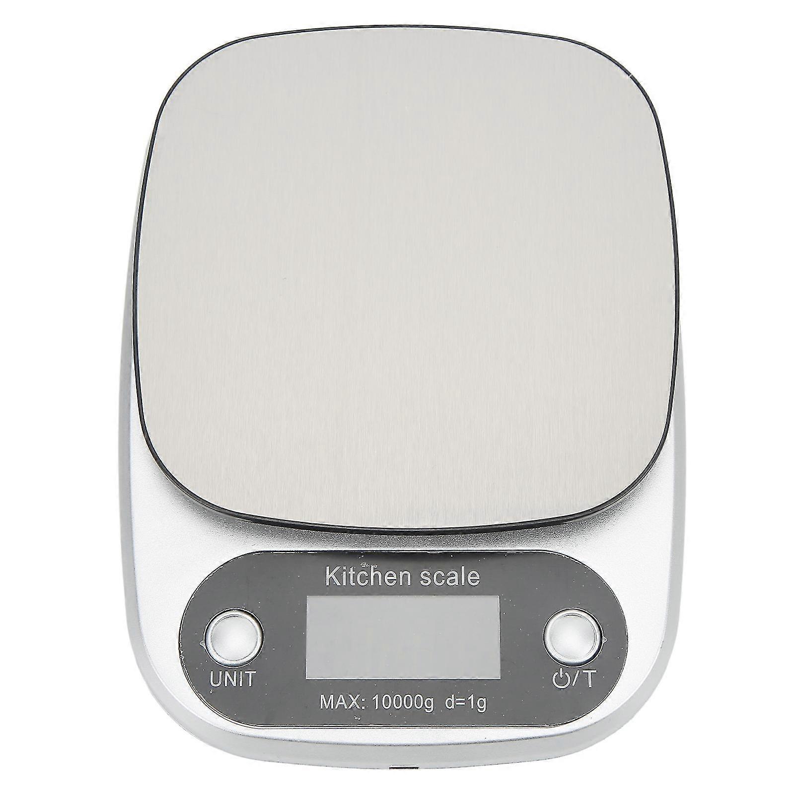 Kitchen Food Scale High Accuracy Fast Cleaning LED Screen Blue Backlight for Baking Cooking