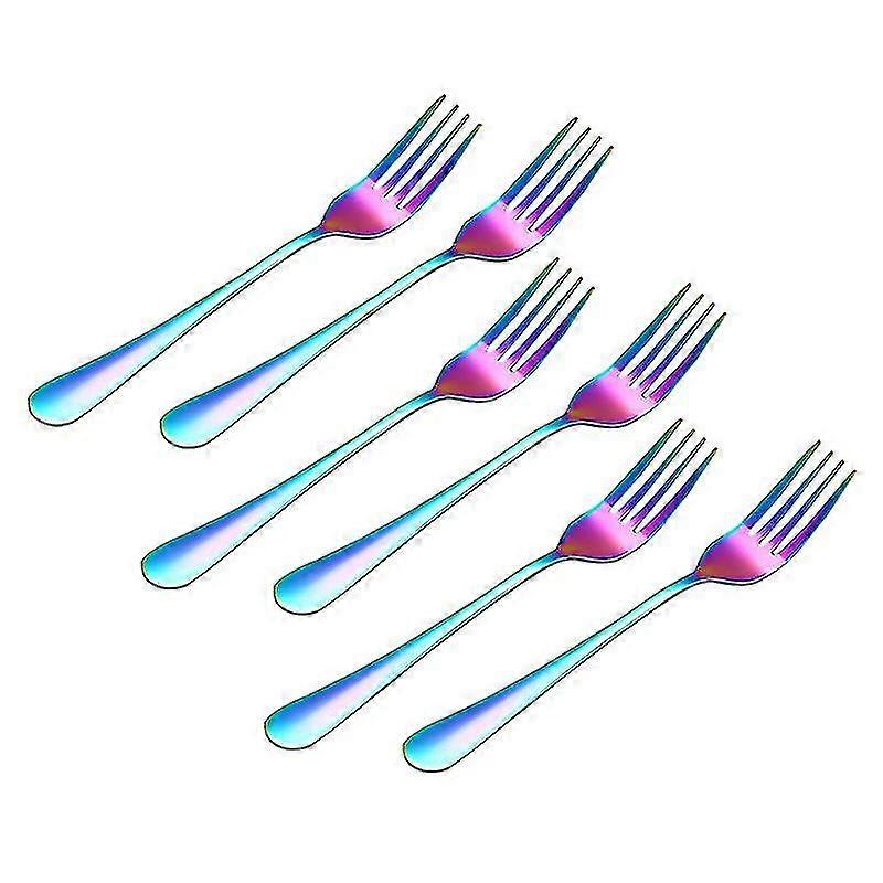 6pcs Kitchen Tableware, Food Serving Forks