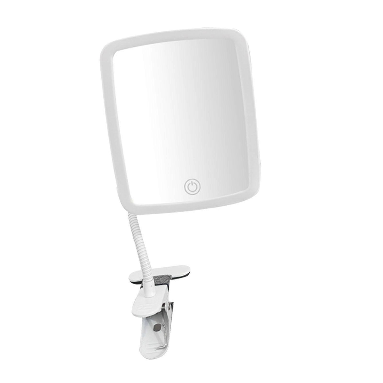 クリップオンバニティメイクアップミラー、ランプガールビューティーミラーコスメティックミラー付き