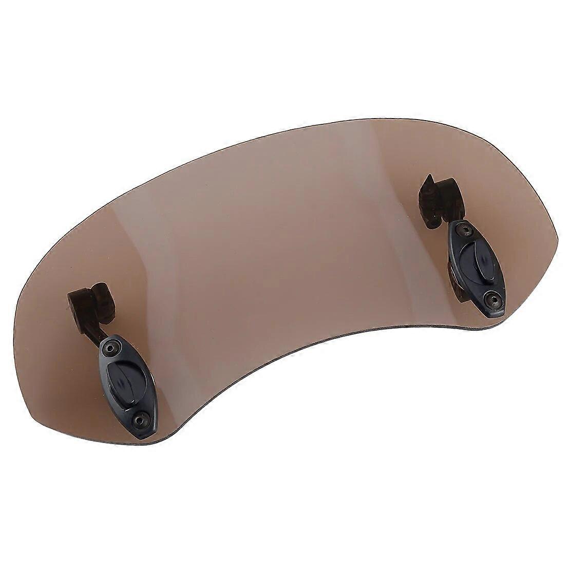 Smoke Universal Motorcycle Front Windshield Wind Screen Deflector Extension Spoiler Plastic Accessories Clip On Adjustable