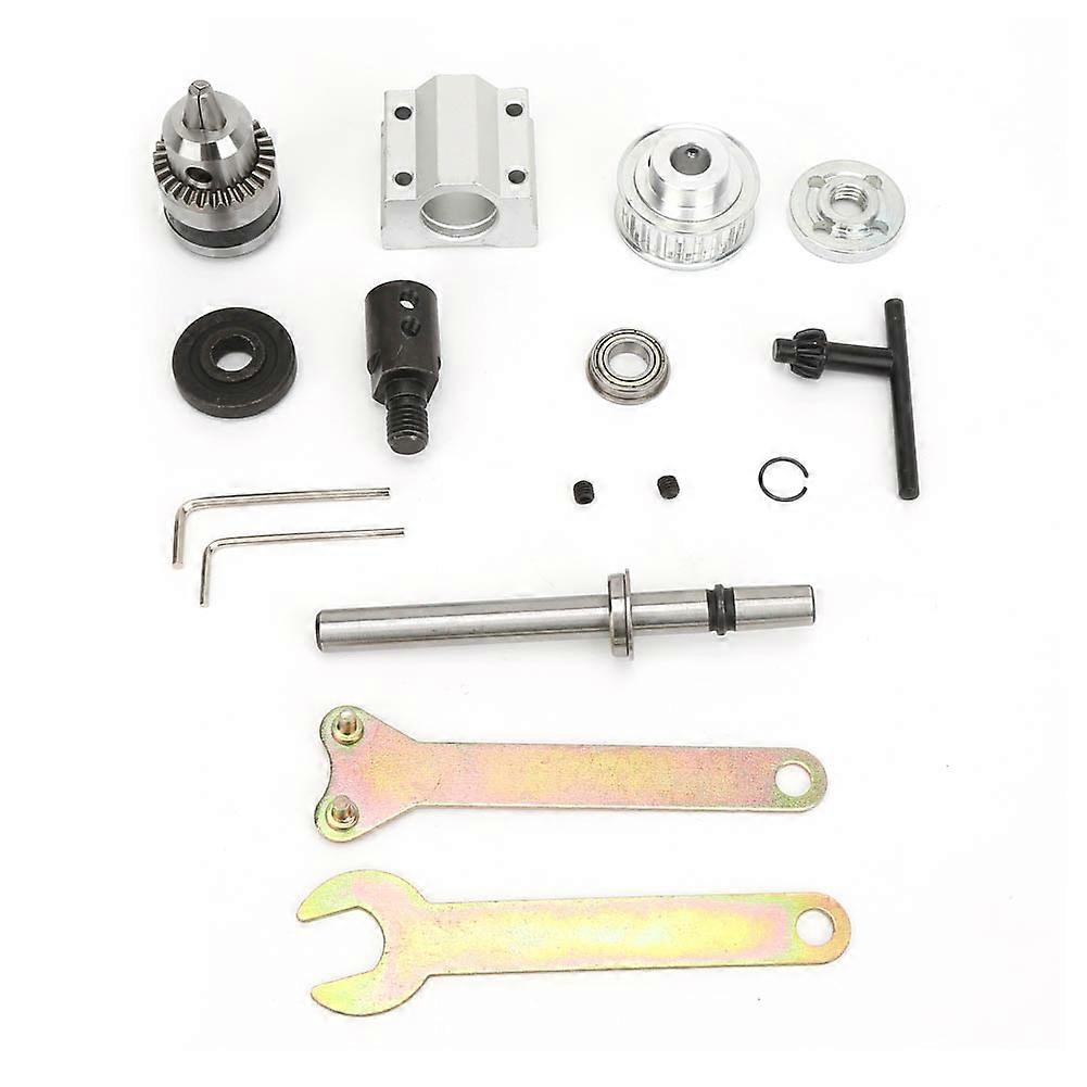 Unpowered Spindle Assembly B10 Drill Chuck M10 Shaft Sleeve for DIY Table Saw Bench Drill YEMAA