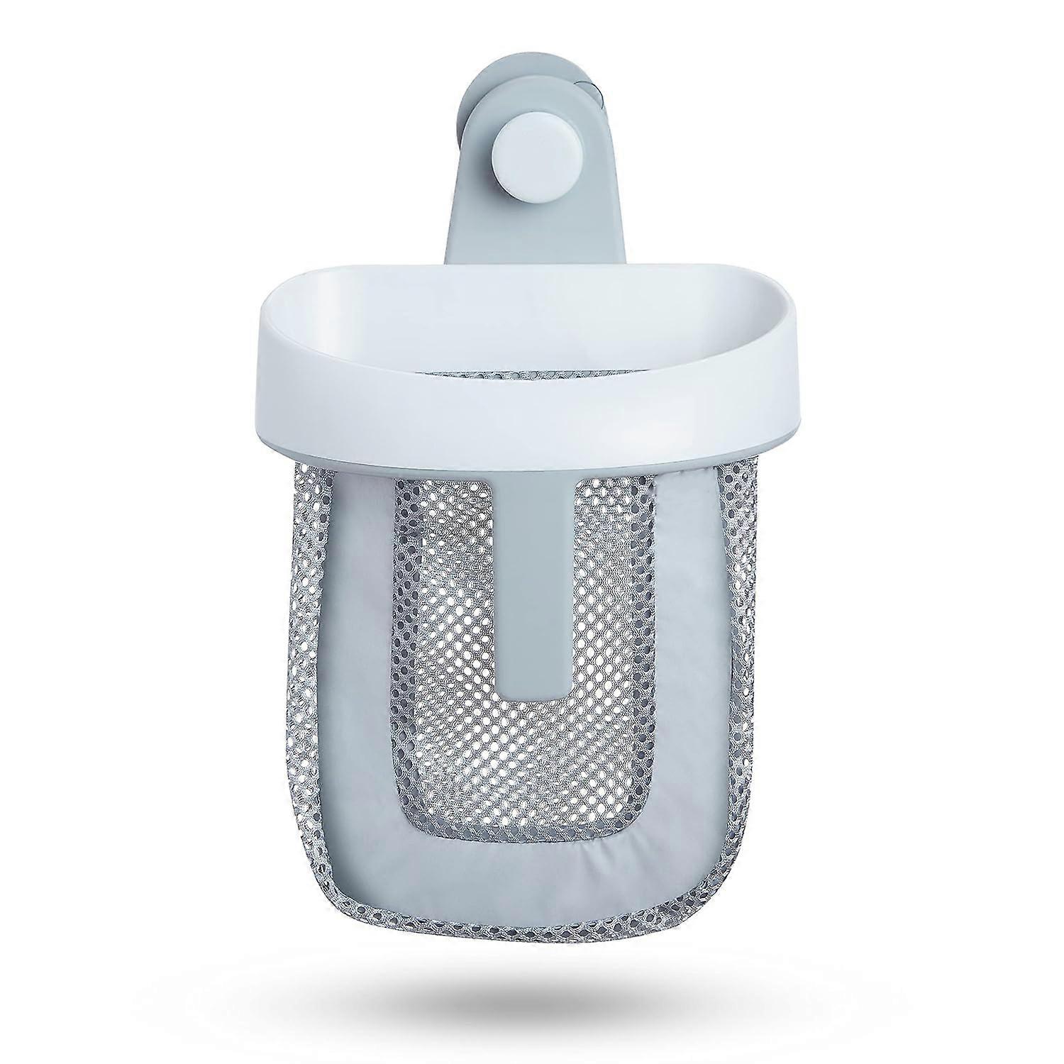 Hanging Bath Toy Storage with Quick Drying Mesh, Grey