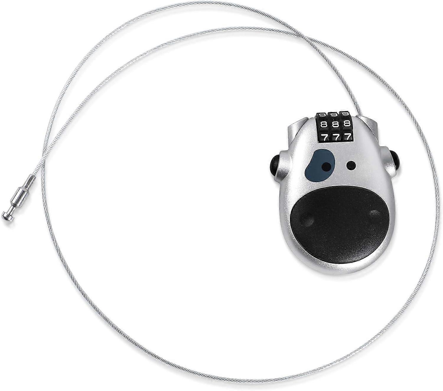 cable lock:bicycle lock with combination bicycle cable lock + luggage lock+ lock 3 digits