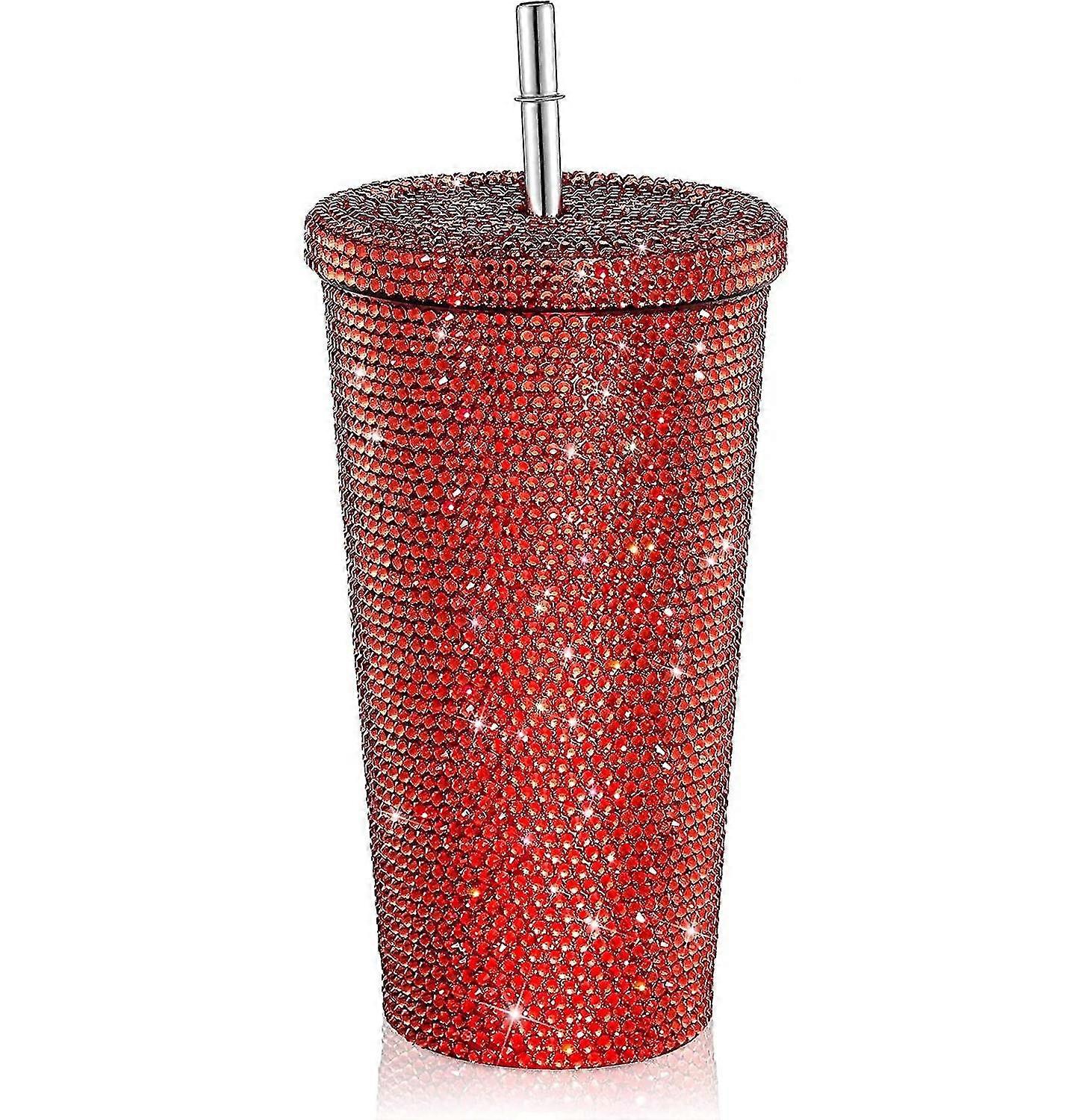 Bling Diamond Tumbler Glitter Water Bottle With Lid