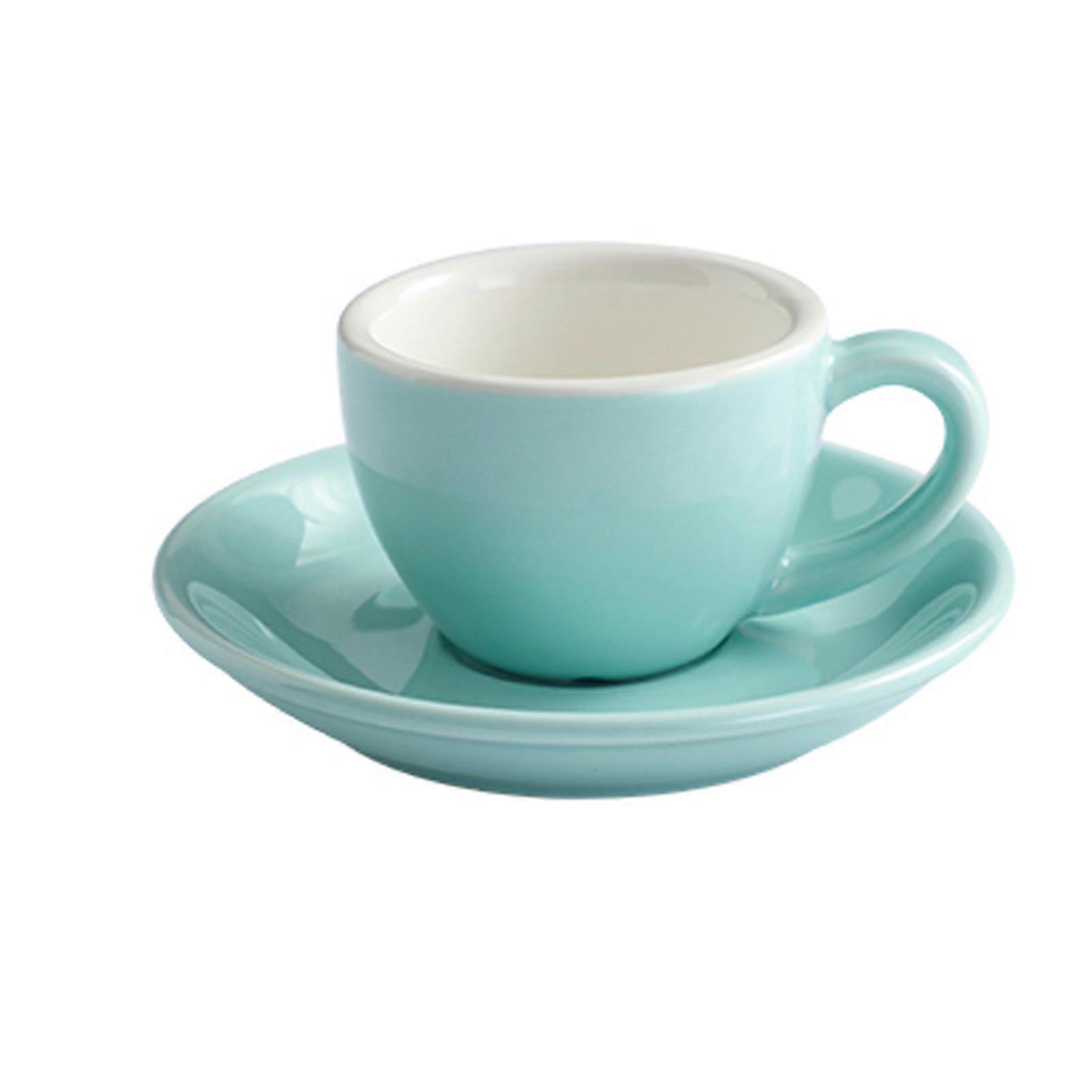 Colorful Ceramic Coffee Mug Set Morning Tea Cup with Handle for Friends Family