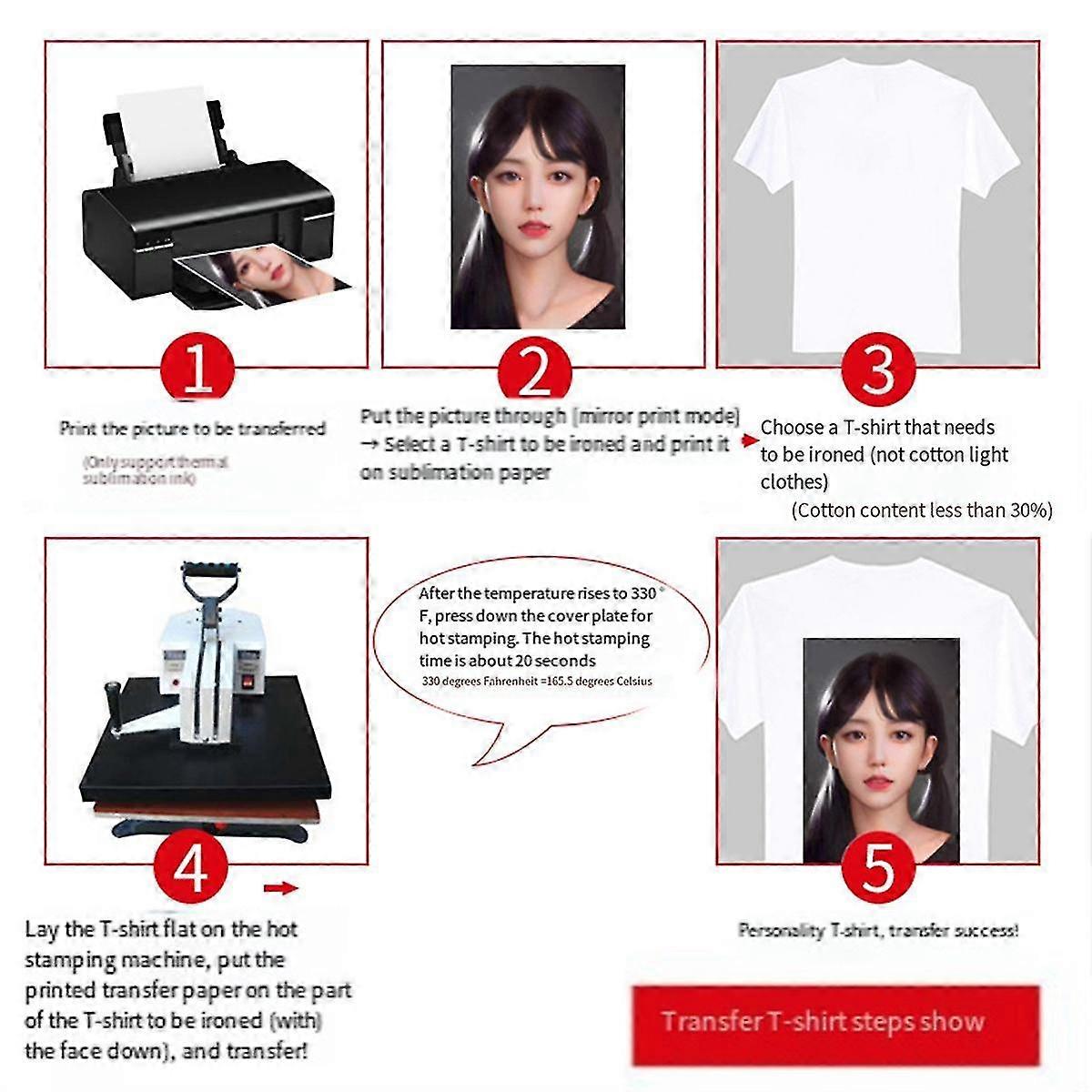 Sublimation Vinyl Sublimation Sticker A4 White 8.27 X 11.69 Inch Sticker  Paper For Inkjet Printer 2