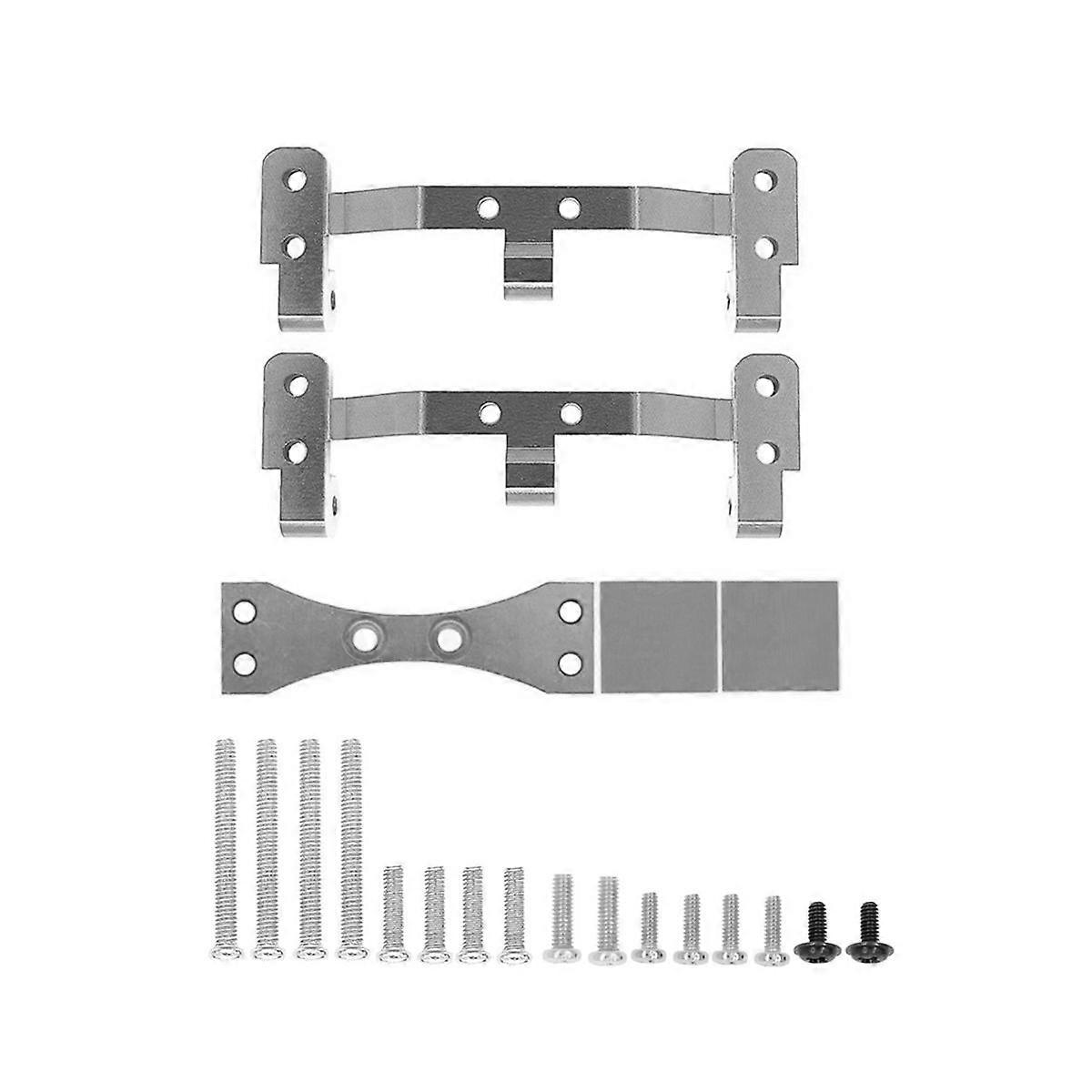 Metal Link Rod Mount Base and Axle Up Servo Bracket Mount for C14 C24 C34 C44 C54 1/16 RC Car Upgra