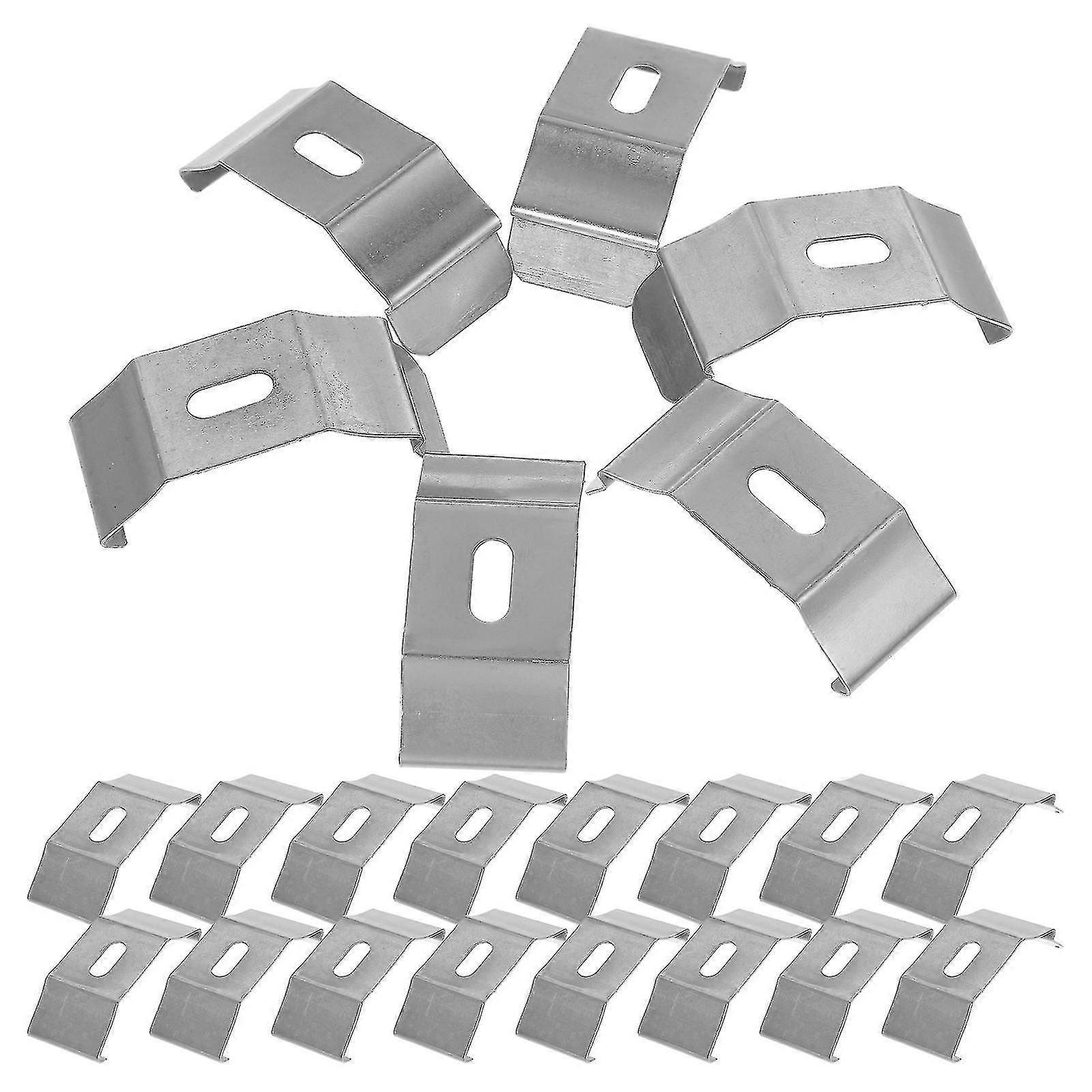 30pcs Vertical Blind Top Brackets Curtain Brackets Replacement Shutters Fixation Brackets