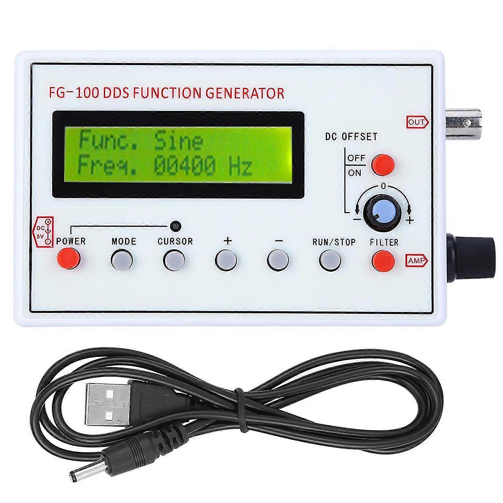 1hz-500khz Dds Function Generatorfunctional Signal Generator High Precision Functional Signal Generator Low Frequency Counter