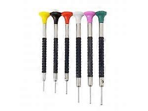 6PC TIMELAB T-SHAPED Blade Watch Jewelry Bracelet Repair Screwdriver Kit Tool cy