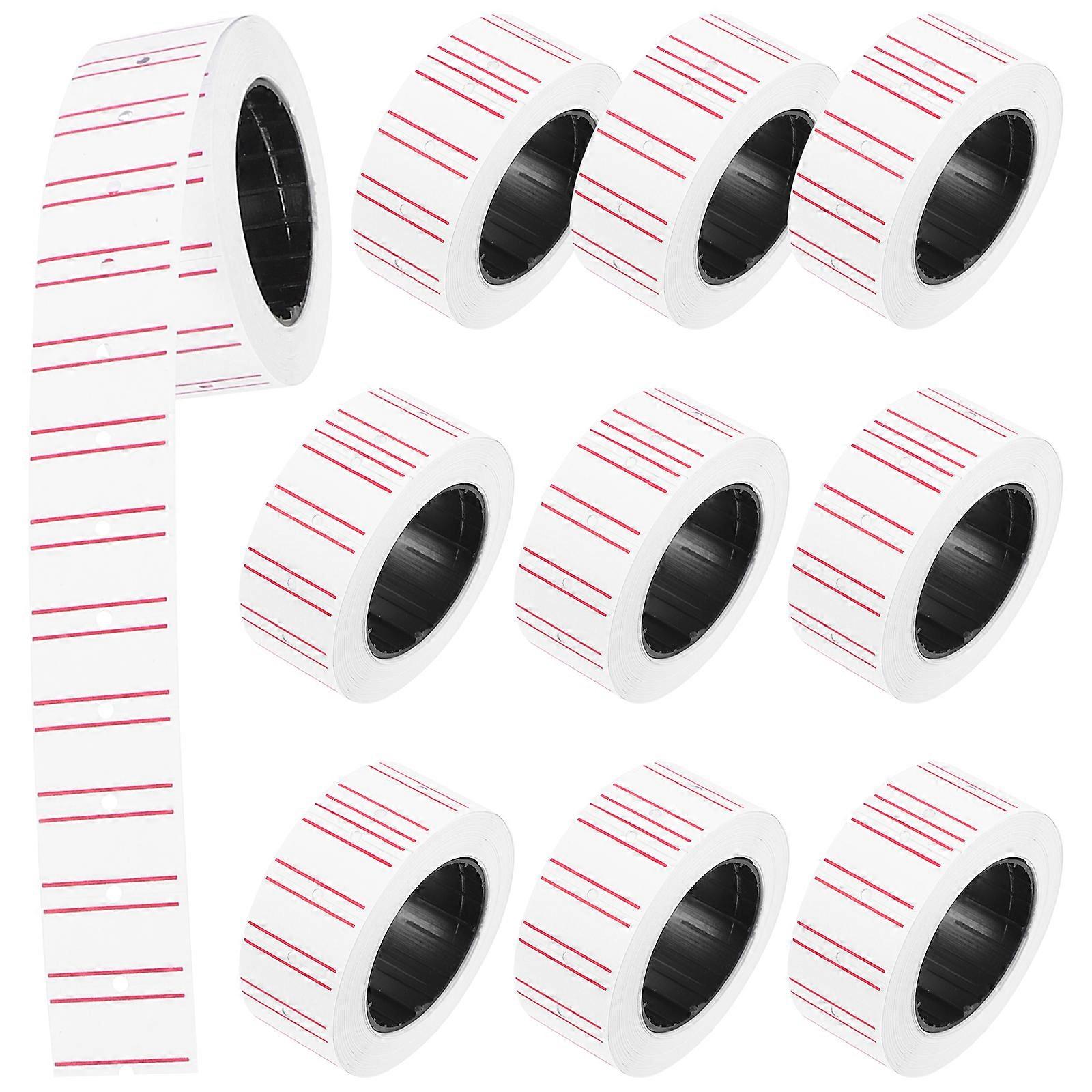 30 Rolls Price Machine Labels Paper Price Marker Label Stickers for Office
