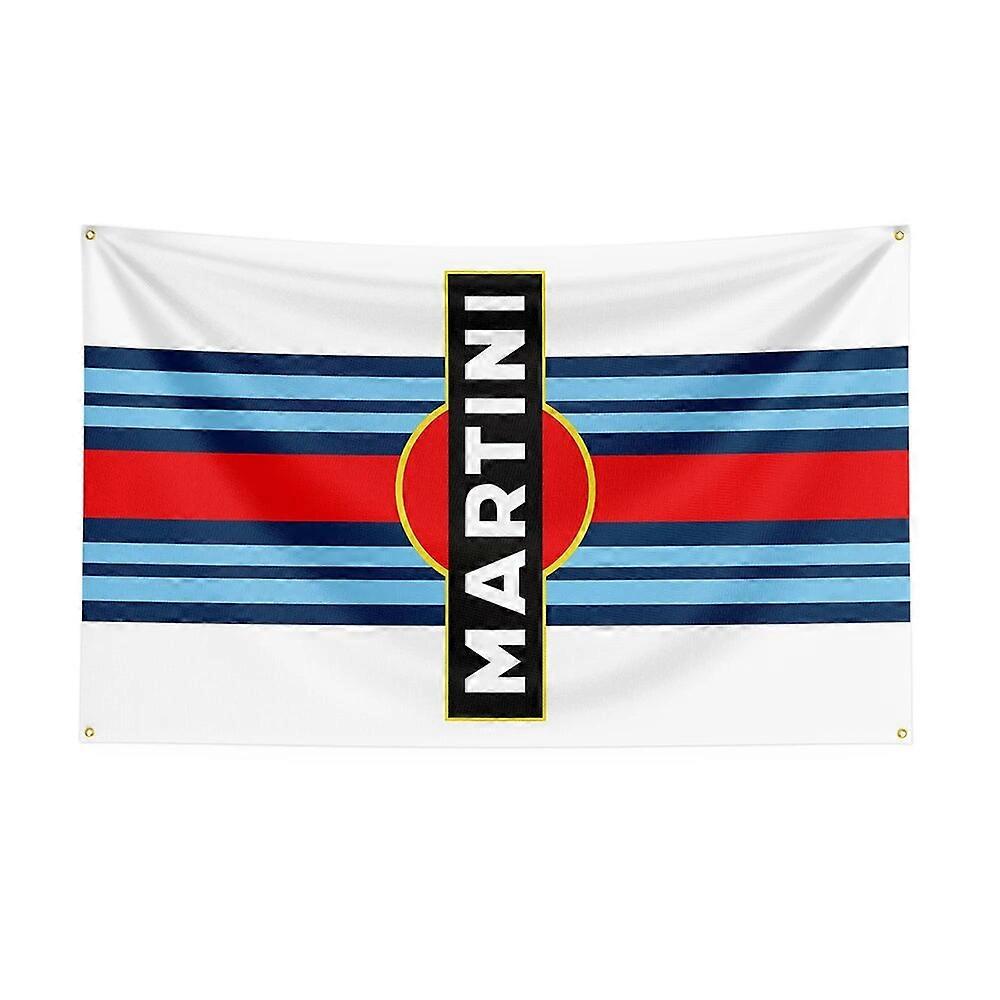 90X150Cm Bendera Martini Poliester Dicetak Spanduk Mobil Balap untuk Decor1