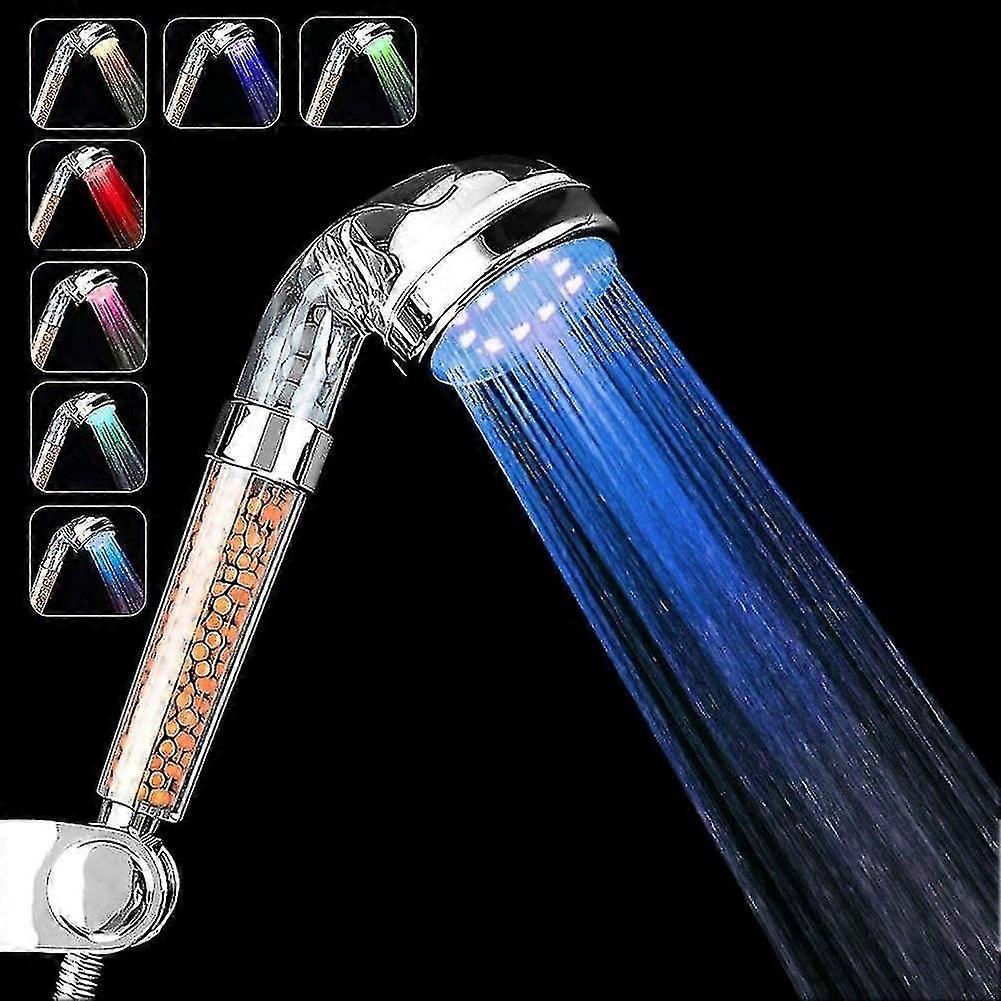 Shower Head With Hose And Shower Arm Bracket, High-pressure Filter