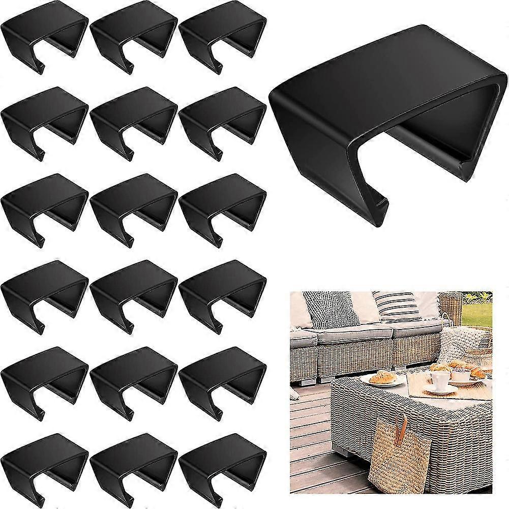 10pcs μικρός υπαίθριος καναπές συνδετήρων επίπλων, συνδετήρες καρεκλών, συνδέστε το τμηματικό ή ενότητα υπαίθριο καναπέ έπιπλα βεράντας 6cm Β -GSL AA