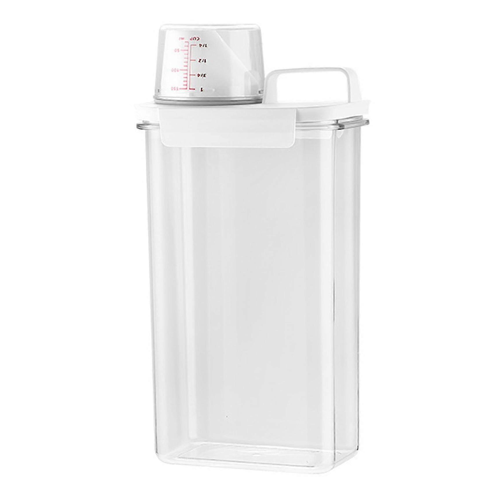 Airtight Laundry Detergent Powder Storage Box Washing Powder Container With Lid And Handle Multipur Hy