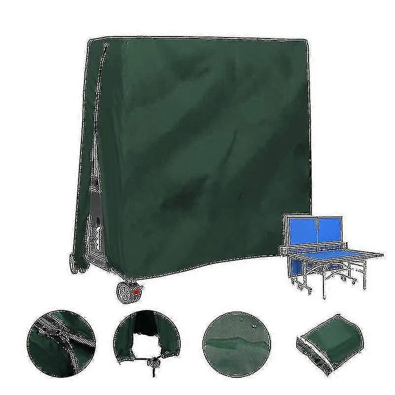 Outdoor Waterproof And Dustproof Table Tennis Table Cover Table Tennis Table Cover 165x70x185cm