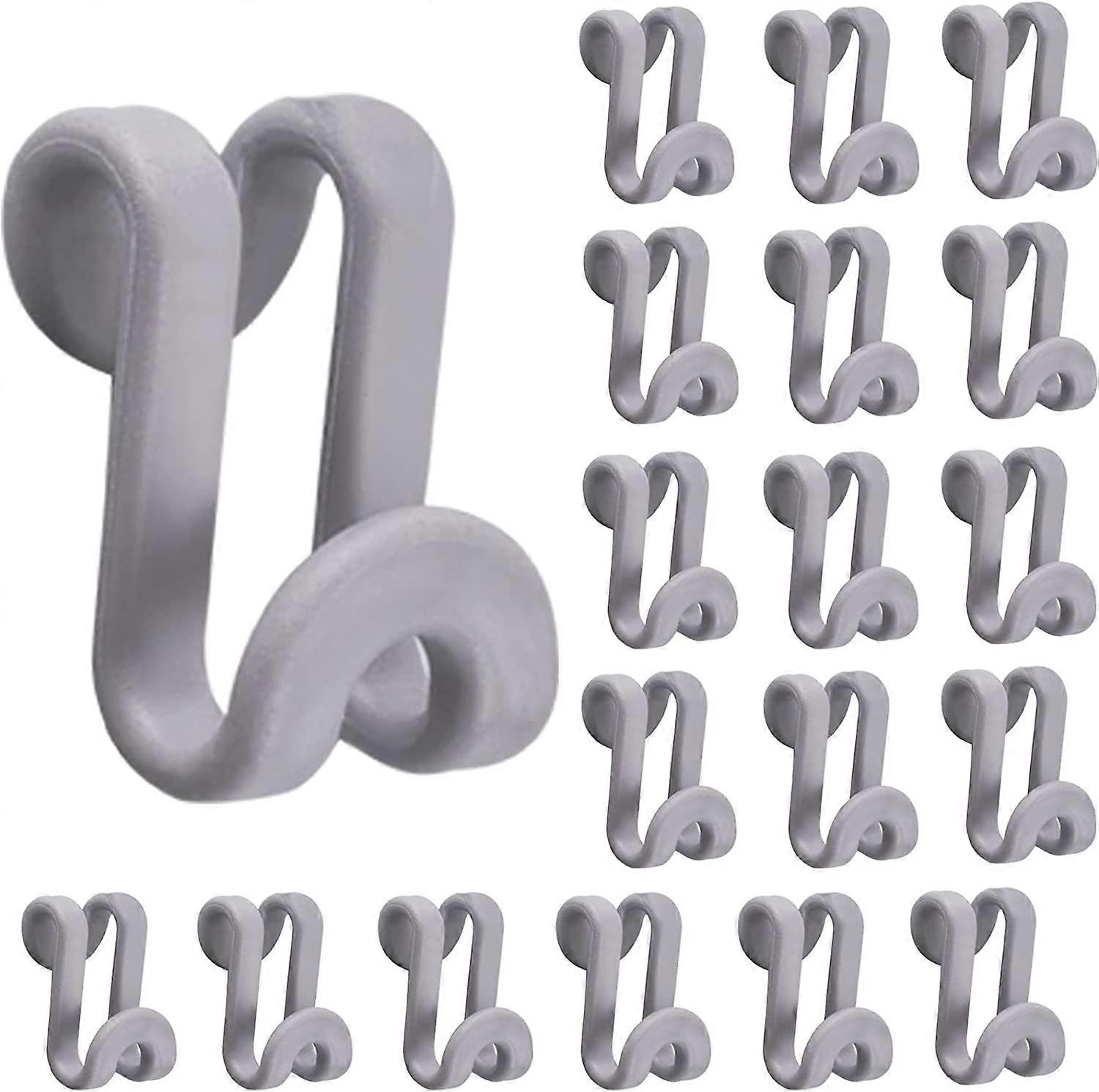 20 Pcs Mini Clothes Hanger Connector Hooks