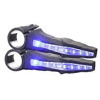 Styre lys,2PCS foran sykkel lys sykkel frontlysBike lys foran sykkel lys LED sykkel indikatorlamper blinklys posisjonslys for 22mm 
