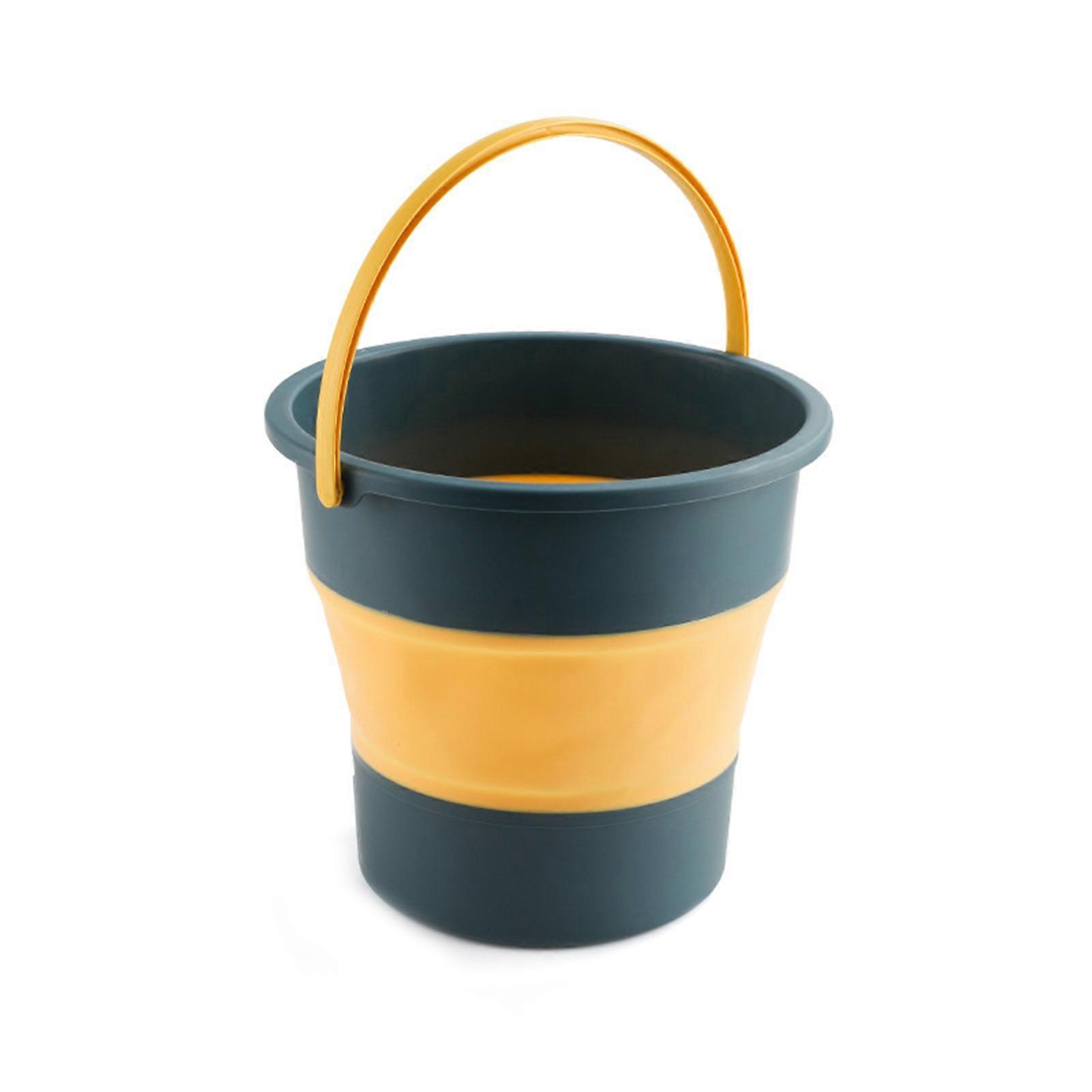Portable Folding Bucket Convenient Space-saving Design Water-resistant Easy to Store Fishing Travel Car Wash Bucket KAESI