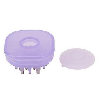 15ml Scalp Applicator Comb Transparent Massage Scalp Serum Applicator for Hair Oil Care Purple