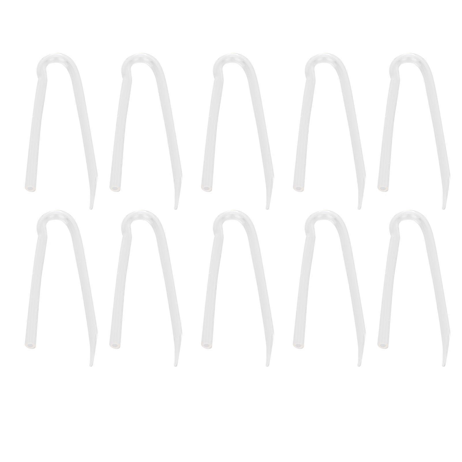 10 قطع من أنابيب السمع المرنة من النوع R BTE لاستبدال أنابيب السمع 3.3 × 2.0 مم / 0.13 × 0.08 بوصة