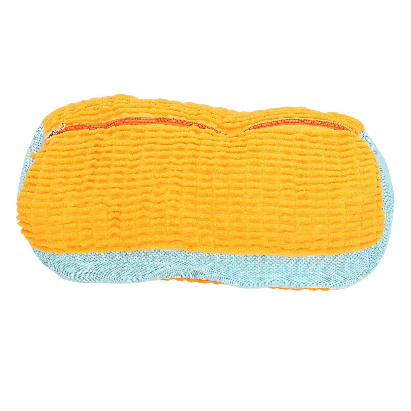 Shoe Wash Bag Reusable Prevent Deformation Cylinder Polyester Washing Machine Laundry Shoe Bag with Zip for Washer