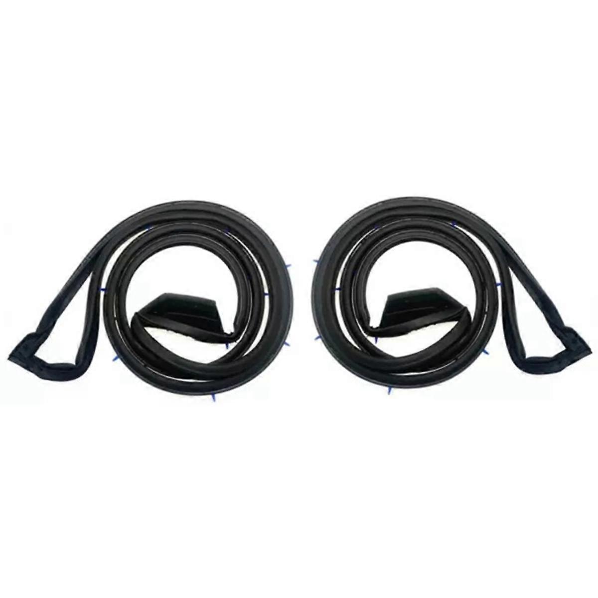 Car Rear Left+Right Door Weatherstrip Seal 82831-3RA0A-A11 82830-3RA0A-A11 for Sentra 2013-2018 Rub