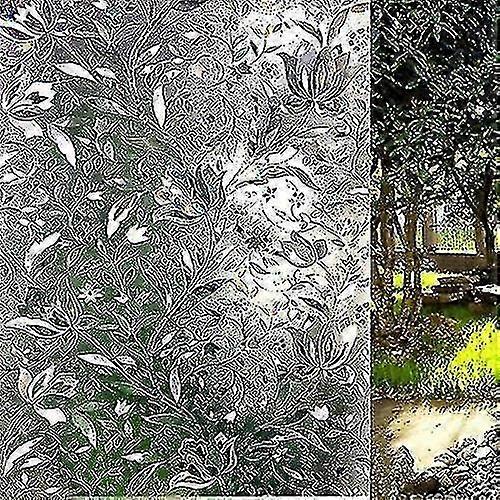 3d Window Film No Glue Static Decorative Privacy Films Window Frost Film 45*200