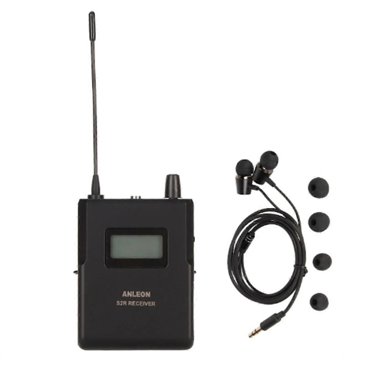 S2R Receptor de monitor inalámbrico 670-680Mhz Receptor de monitor de escenario Sonido claro