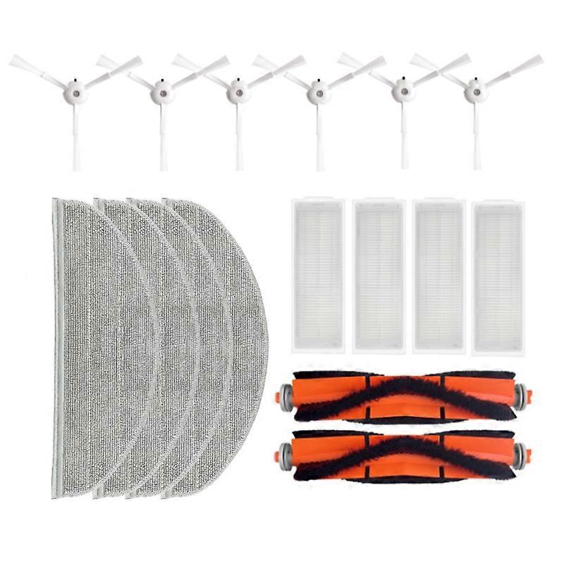 For Xiaomi Robot MJSTL MJST1S Robot Reservedeler Hovedside Børste Fille Klutfilter