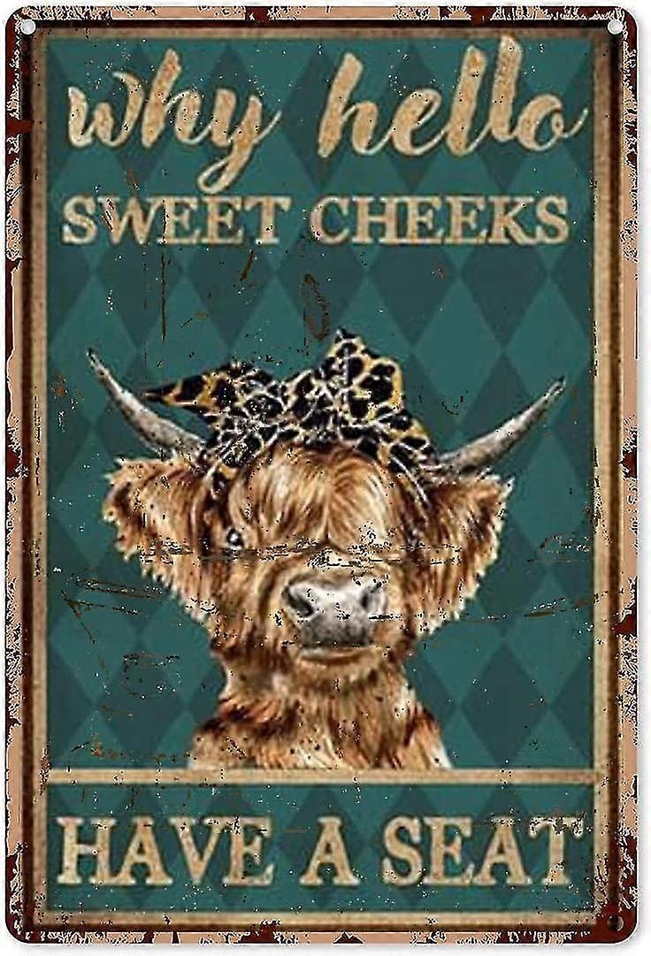 مرحبا الخدود الحلوة علامة حمار صغير زوجين علامة معدنية لماذا مرحبا الخدود الحلوة لديها مقعد علامة معدنية