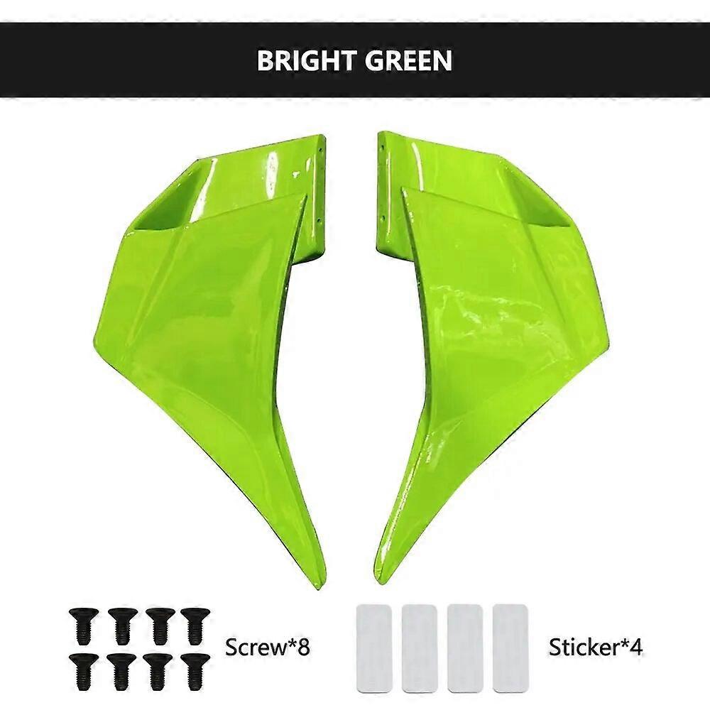 Fixed Wing Wind for NINJA 400 Ninja400 2018 2019 2020 2021 2022 2023 Motorcycle Fairing Aerodynamic Winglet Windshield Spoiler