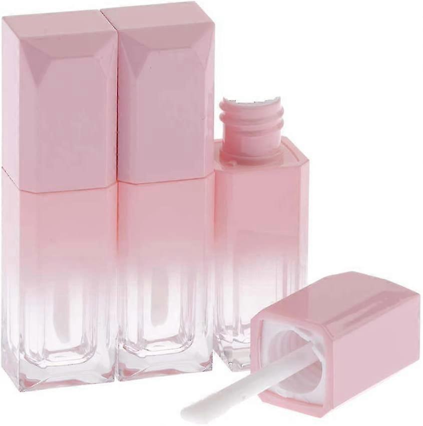 10 Pieces 5ml Lip Gloss Tube Vial Empty Refillable Lipstick Bottle Container Lip Gloss Tube With Stick Lip Oil Tube Vial