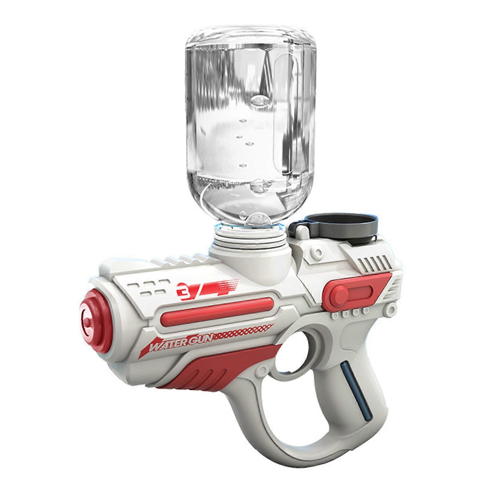 אקדחי מים חשמליים, טווח 32 רגל, אקדחי השפריץ המים החזקים ביותר, מיכל מים 200 סמ"ק, פלסטיק ABS למבוגרים ולילדים, צעצוע בריכת שחייה בקיץ, חוף, בחוץ