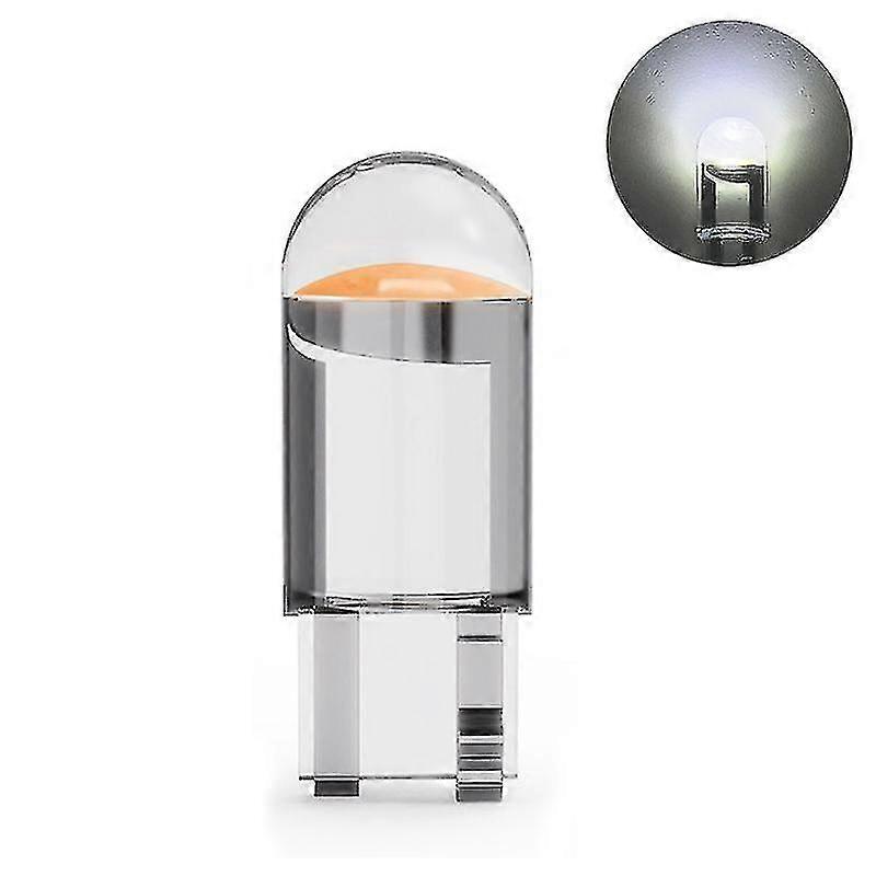 Super Bright 2/10 Pcs W5w T10 Led Cob Car Bulb 6000k White Green Blue Red