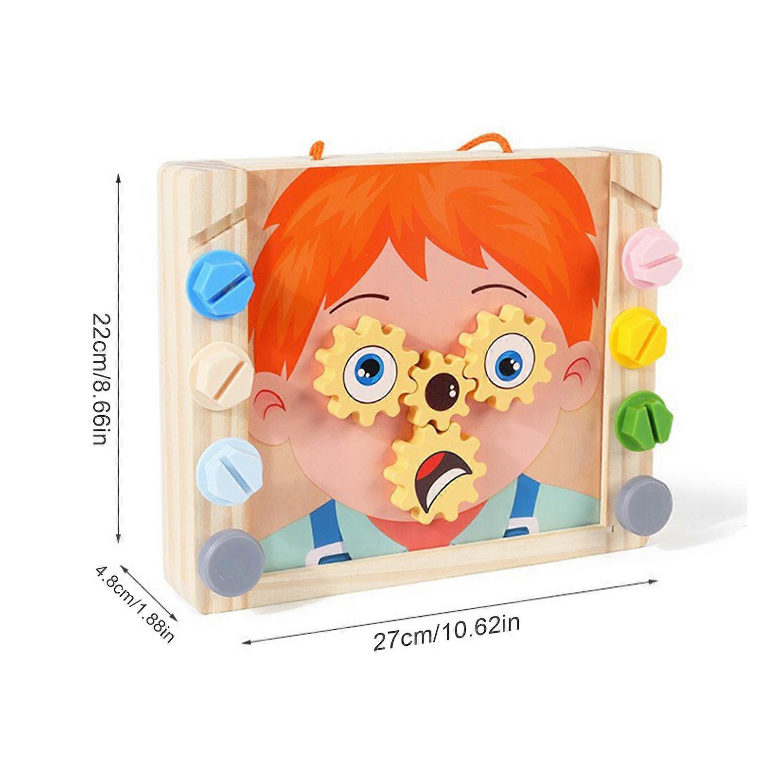 多機能子供教育Atoylink幼児用木製ツールセットボックスキット、100%新品