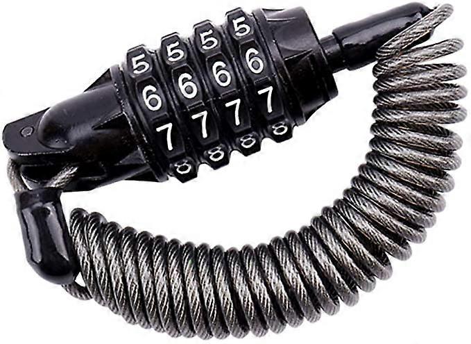 Bike Lock Cable 5.9 Ft Portable Mini Bicycle Lock