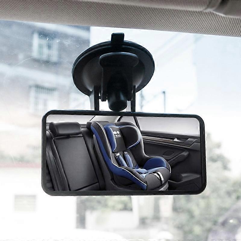 Wide angle interior mirror with adjustable suction cup, car style, universal, 360  rotation
