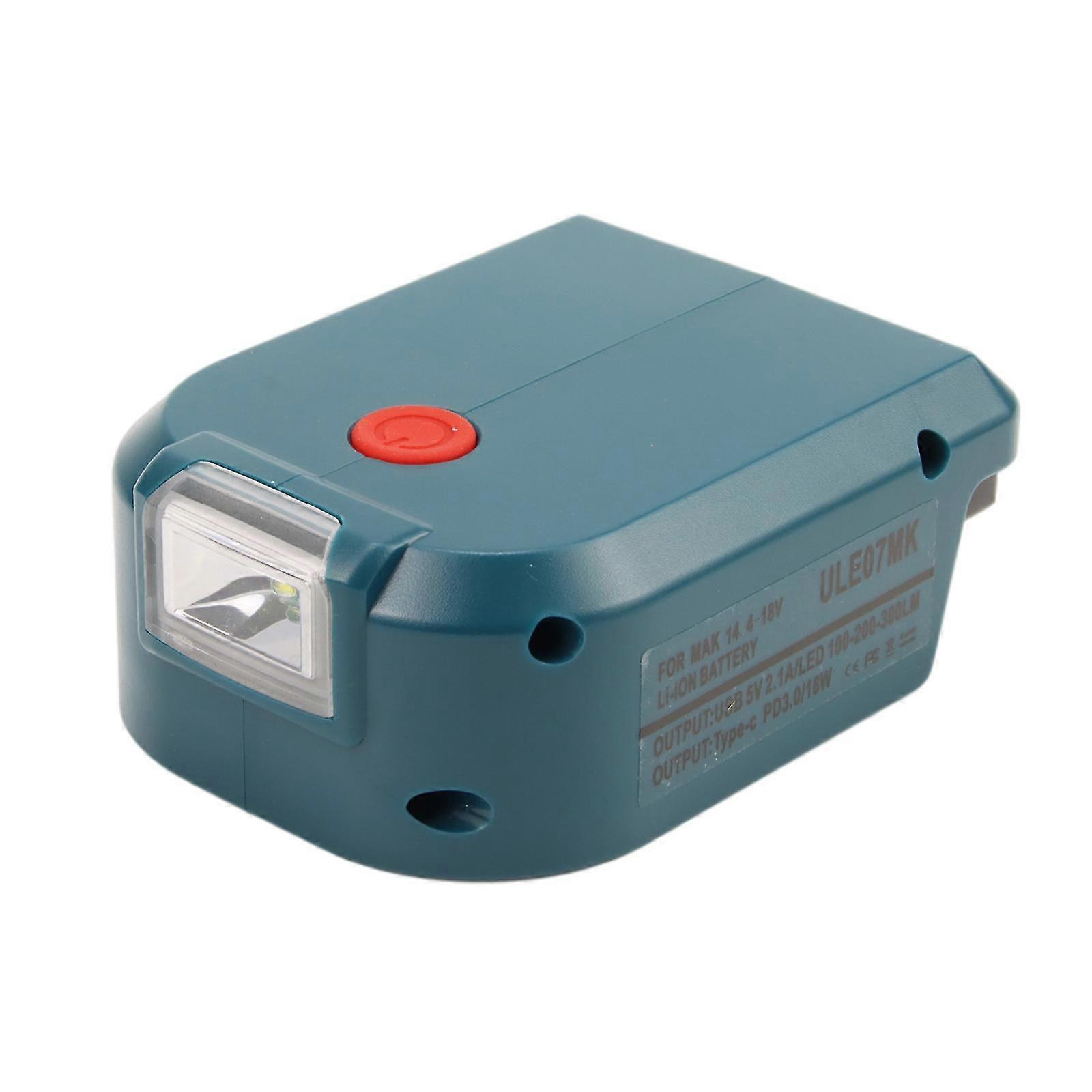 14.4/18v Led Work Light Workshop Lamp For Makita/bosch Li-ion Battery