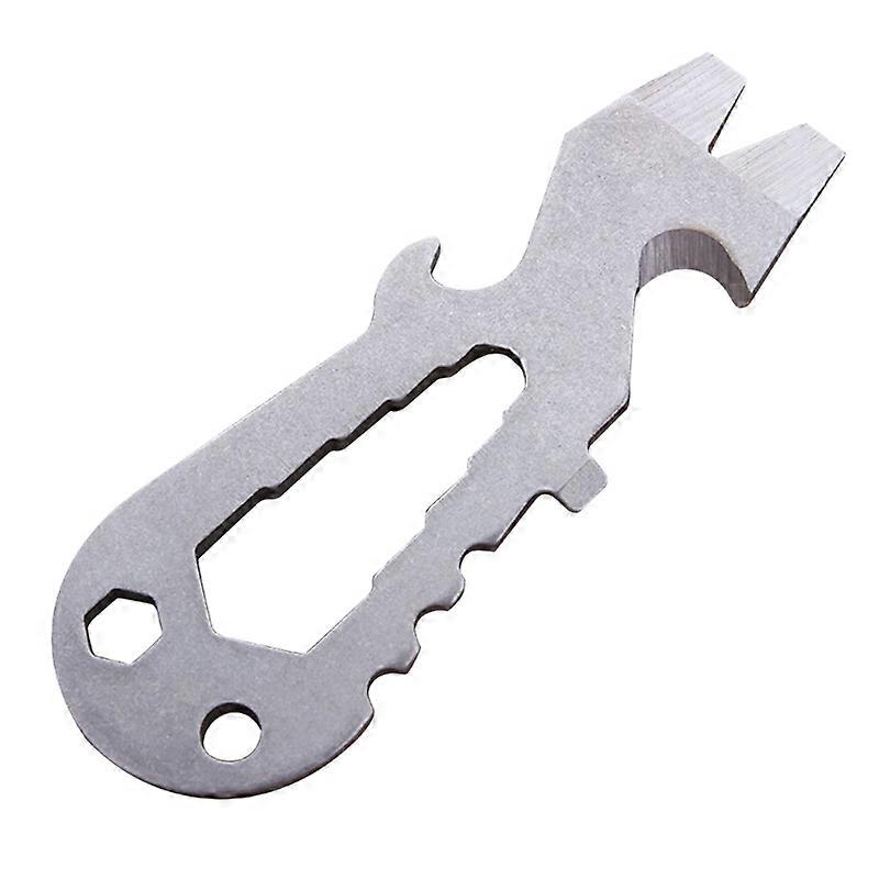 6 In 1 Pry Bar Pocket Outer Hex Wrench Tools Nails Puller Bottle Opener