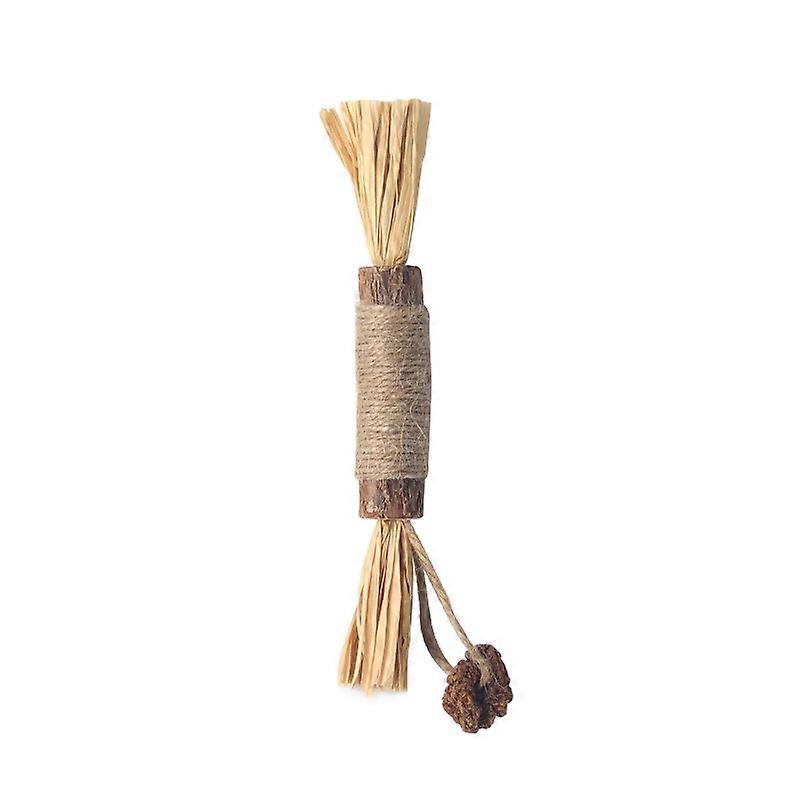 Cat Teething Stick Teeth Cleaning Catnip Teasing Stick