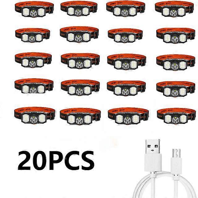 Headlamp Strong Light Super Bright Head-Mounted Flashlight Outdoor Rechargeable Night Fishing Light