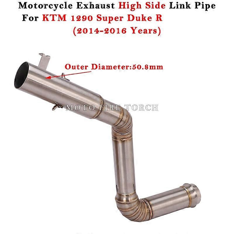 Slip On For KTM 1290 Super Duke R 2014 2015 2016 Motorcycle Exhaust Escape System Modified Muffler High Side Middle Link Pipe