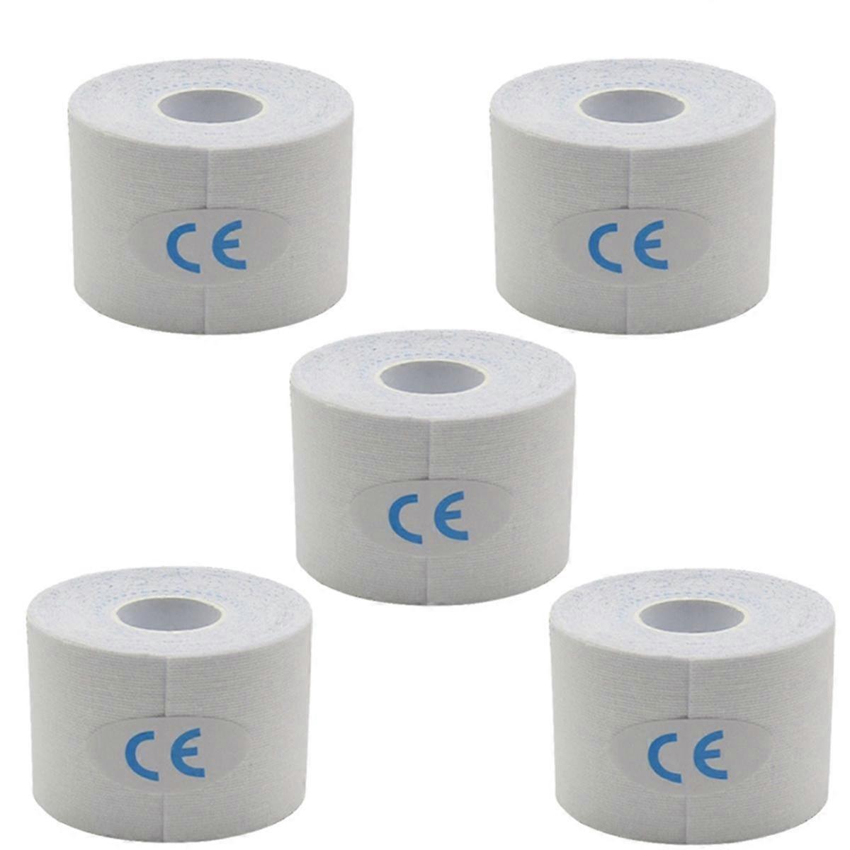 White 5 Pcs 5cmx5cm Elastic Bandage, ,Patch, Muscle Patch