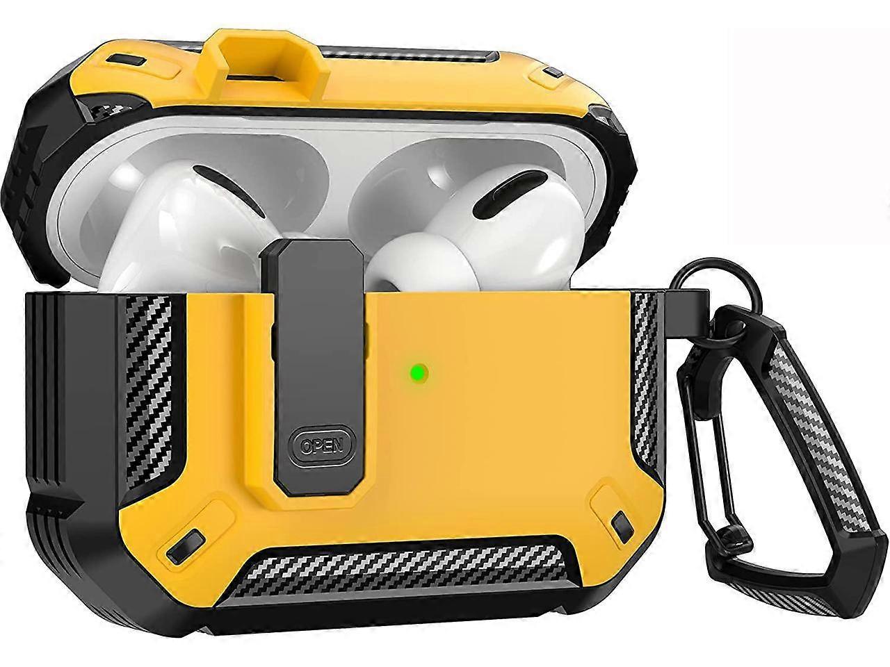 AirPods Pro 2 Case 2022, for AirPods Pro 2nd Generation Case Cover, Pro2 Protective Case with Lock Gen 2 Military Rugged Shockproof Cover with Keychai