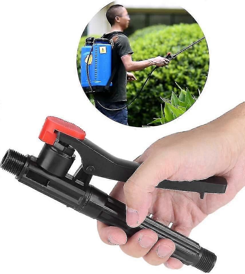 2 stk sprøjtehåndtag pumpe handling tryksprøjte, plast sprøjte afspærringsventil samling, udløser pistol sprøjtehåndtag dele til haven