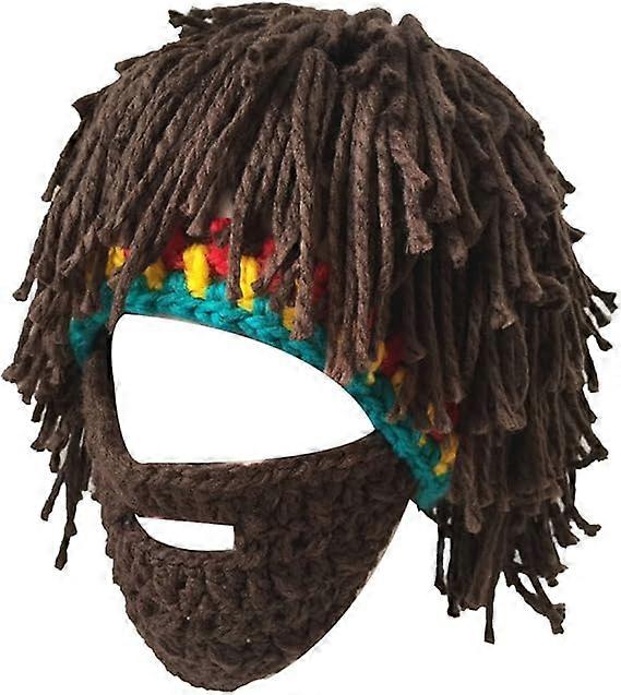Windproof Ski Mask Warm Knitted Beanie Hat Cap