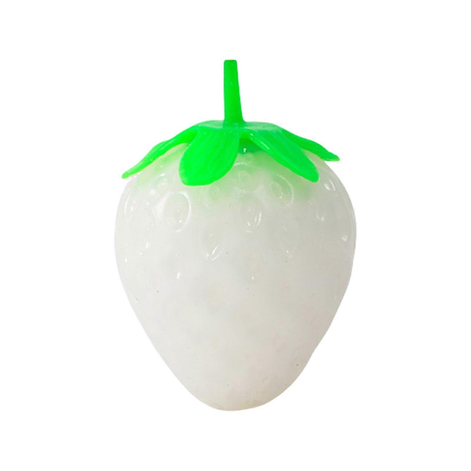 Kneading Music Simulation Strawberry Decompression Color Changing Strawberry Kneading Music Decompression Venting Toys pu2469