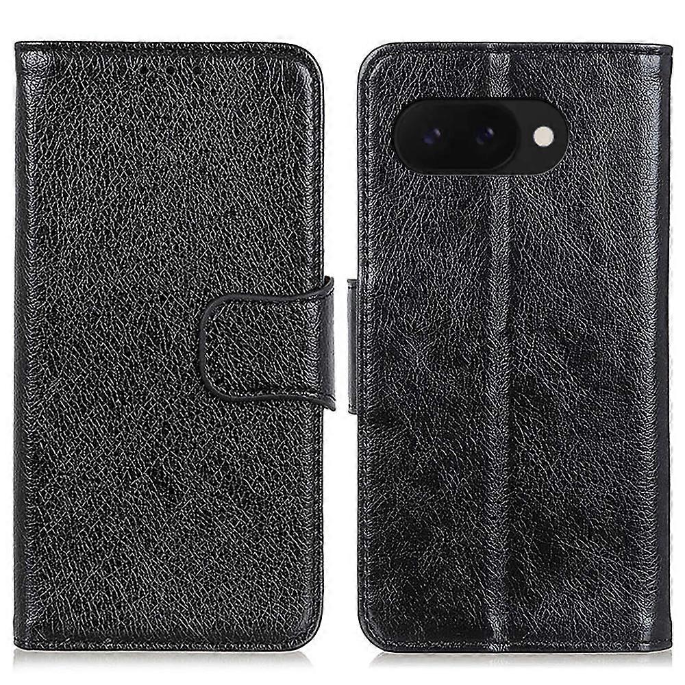 For Google Pixel 9a Case Nappa Texture Split Leather Wallet Phone Cover
