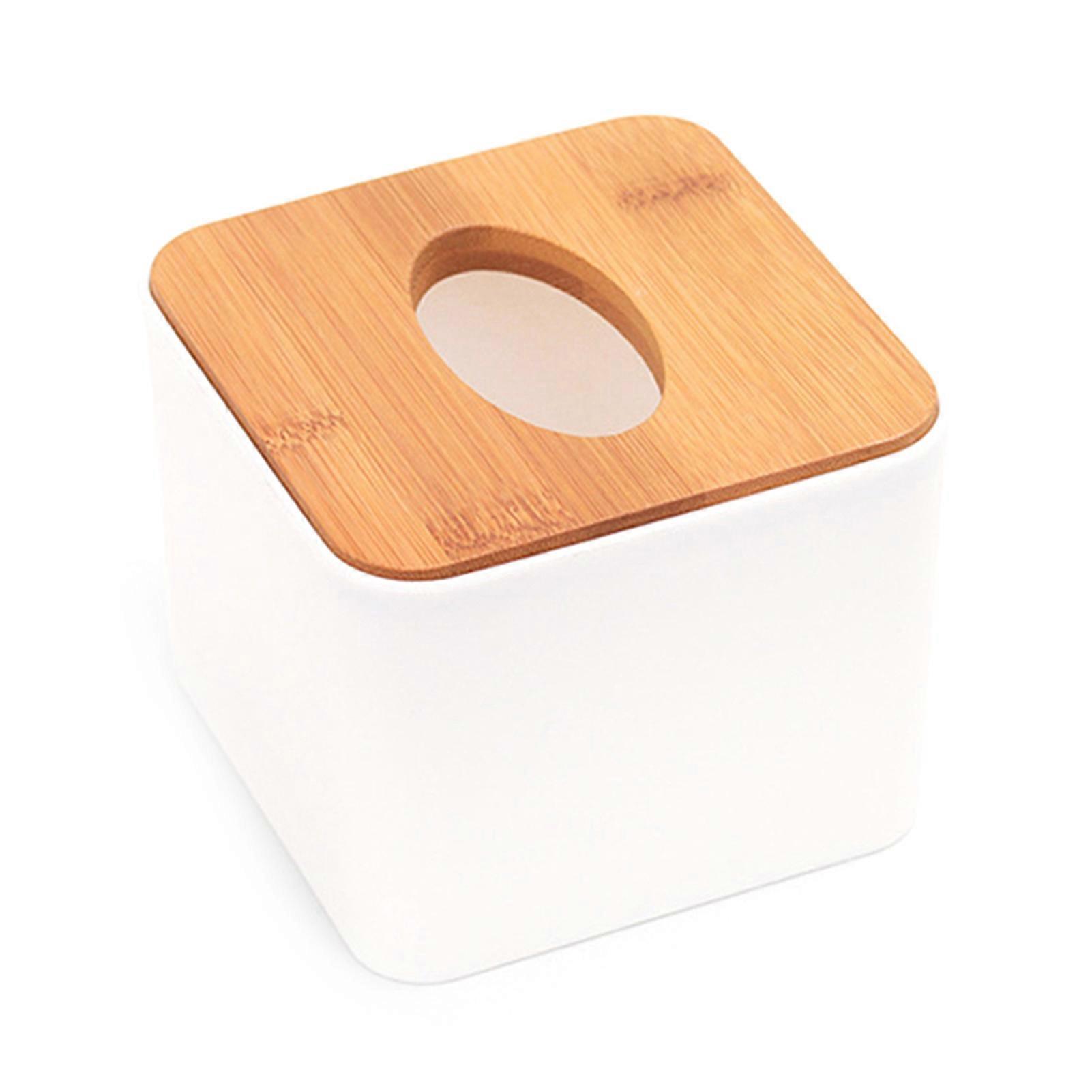 Tissue Box Sturdy Space Saving PP Log Cover Tissue Box for Living Room